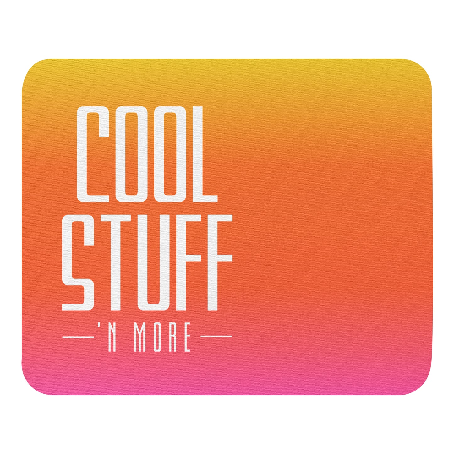 Cool Stuff mouse pad - gradient orange