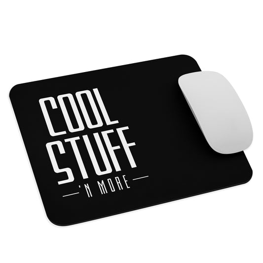 Cool Stuff mouse pad - black