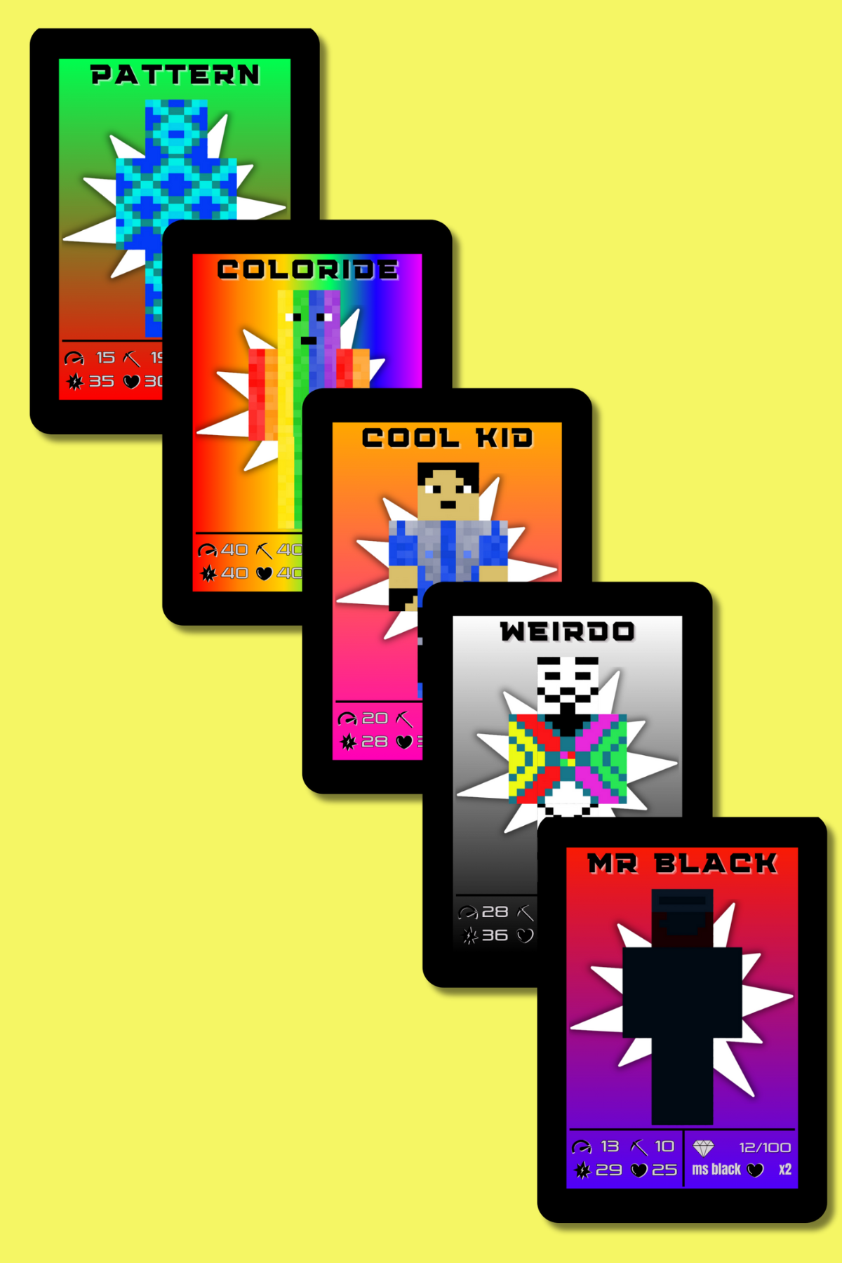 Pixel Cards Basic Pack