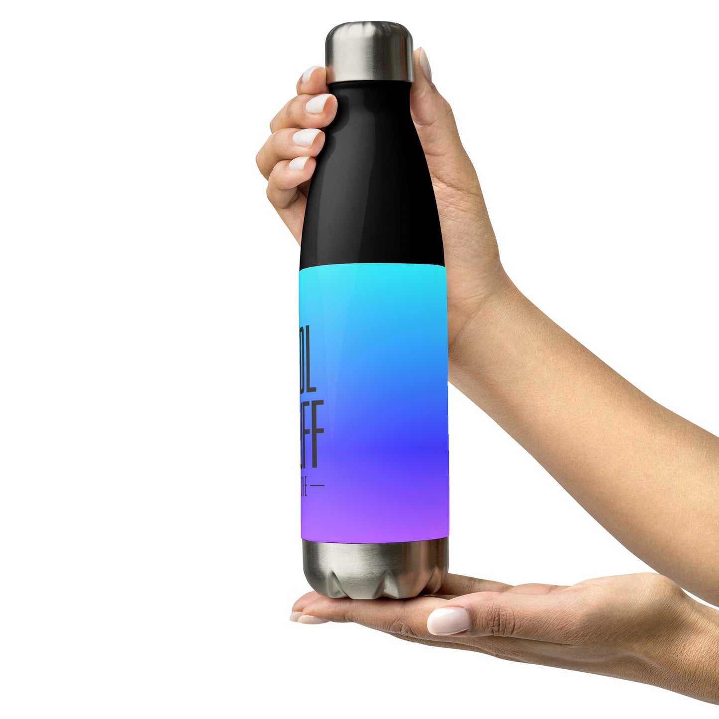 Cool Stuff stainless steel water bottle - gradient purple