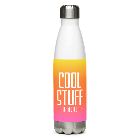Cool Stuff stainless steel water bottle - gradient orange