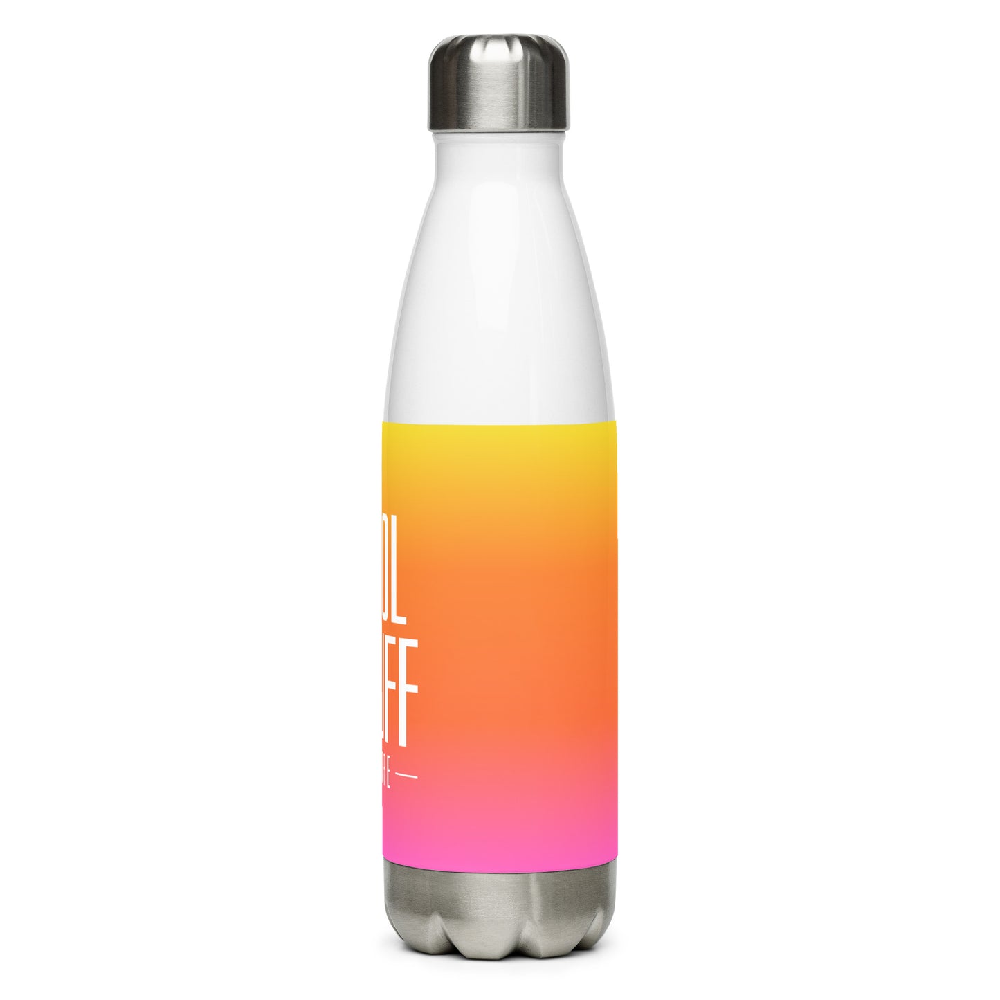 Cool Stuff stainless steel water bottle - gradient orange