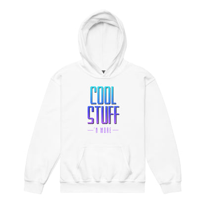 Cool Stuff Youth Hoodie - gradient purple