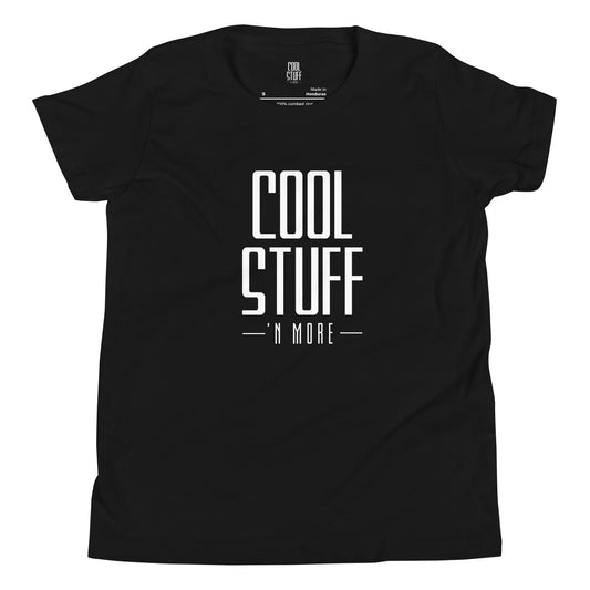 Cool Stuff Youth Short Sleeve T-Shirt - Black