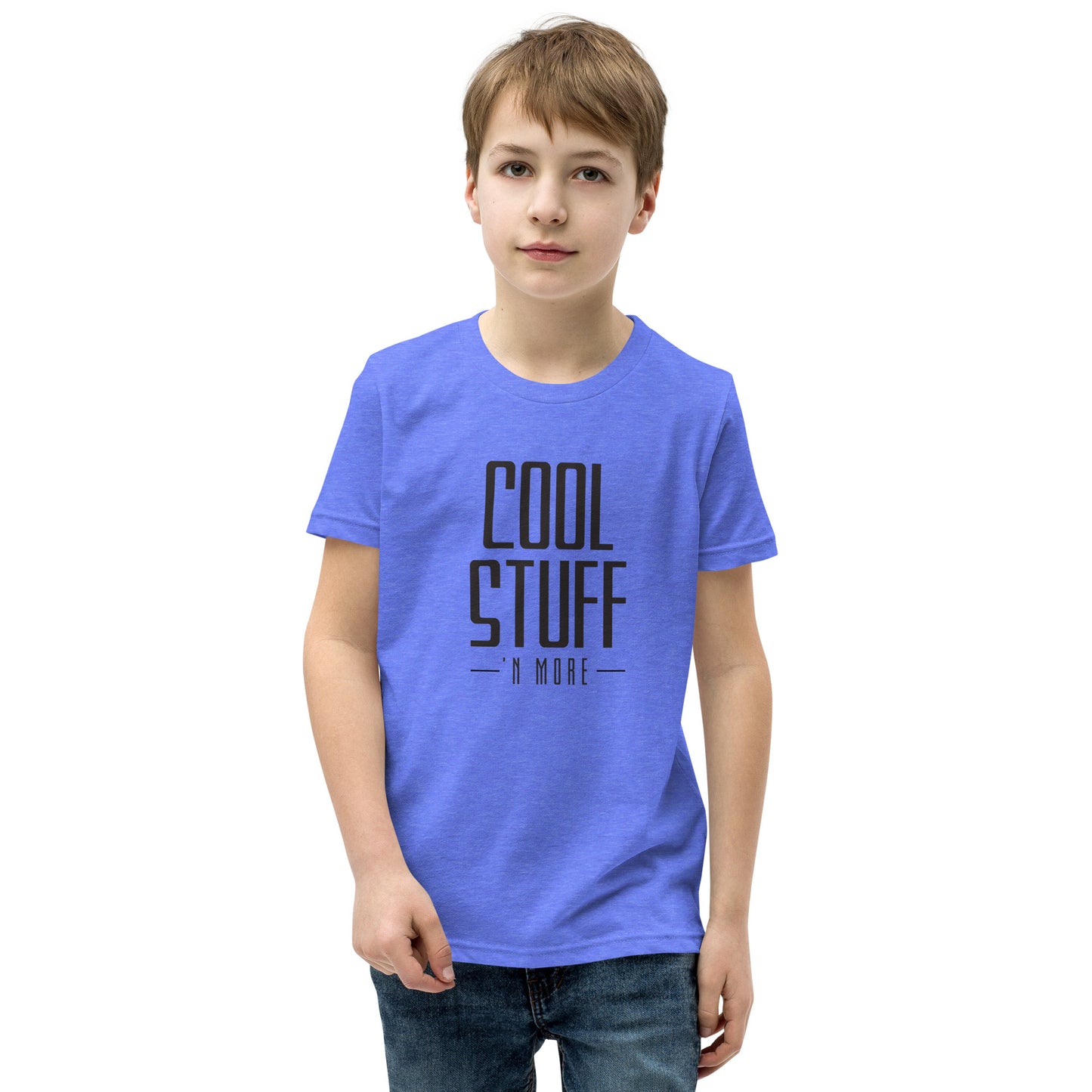 Cool Stuff Short Sleeve T-Shirt - Blue/Mustard
