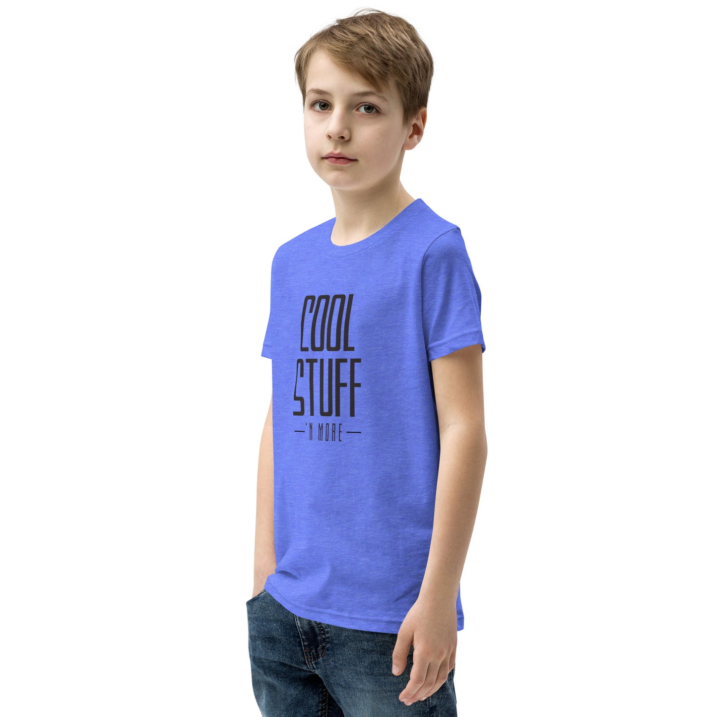 Cool Stuff Short Sleeve T-Shirt - Blue/Mustard