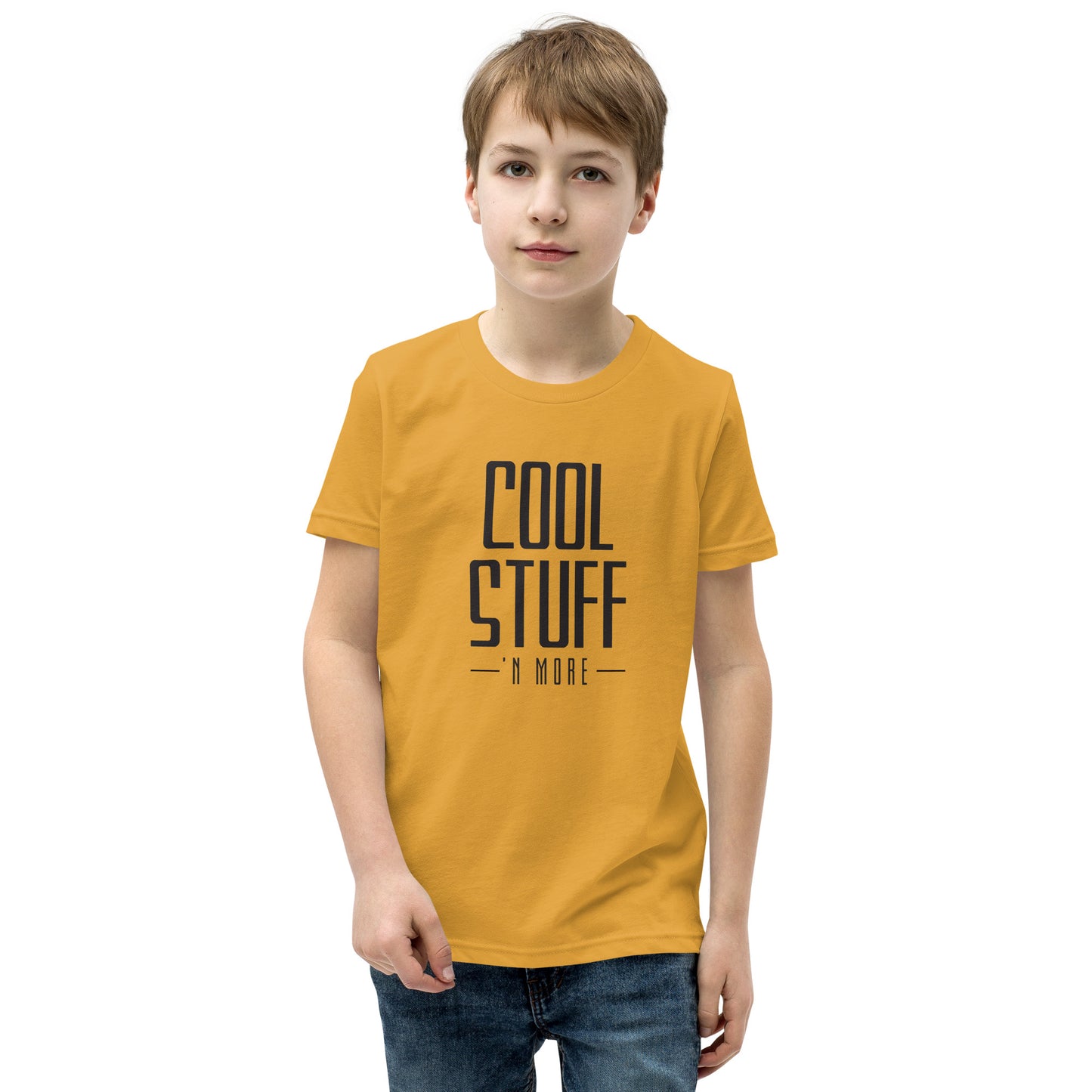 Cool Stuff Short Sleeve T-Shirt - Blue/Mustard